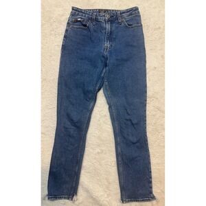 Abercrombie & Fitch Simone Jeans Womens 26/2R High Rise Slim Raw Hem Excellent